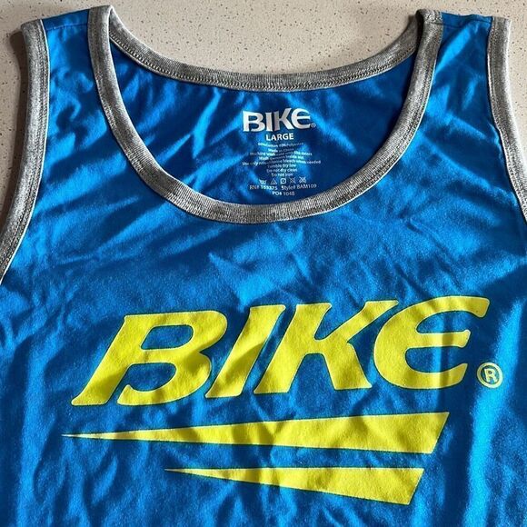 NWT BIKE Logo Cotton/Poly Tank Top Men’s L - Picture 4 of 6